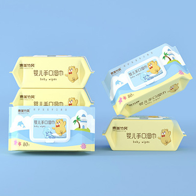 嬰兒手口濕巾80抽*3/5包